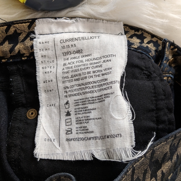 Metallic jeans sz 26/0 - Picture 2 of 6